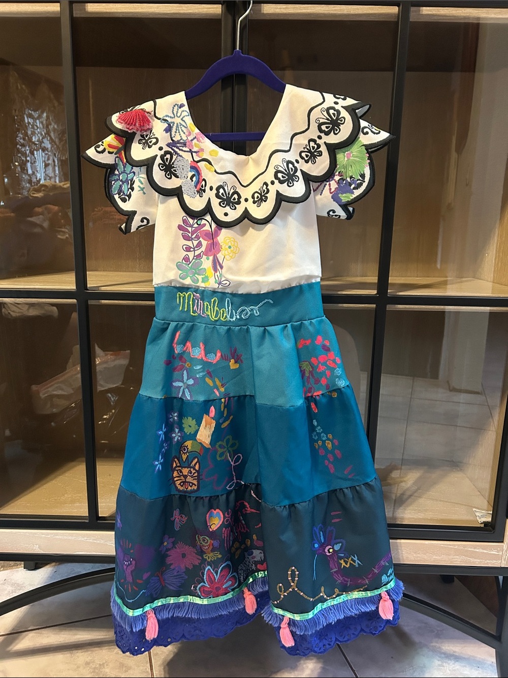 Colorful Floral Disney Mirabel Dress size 5/6